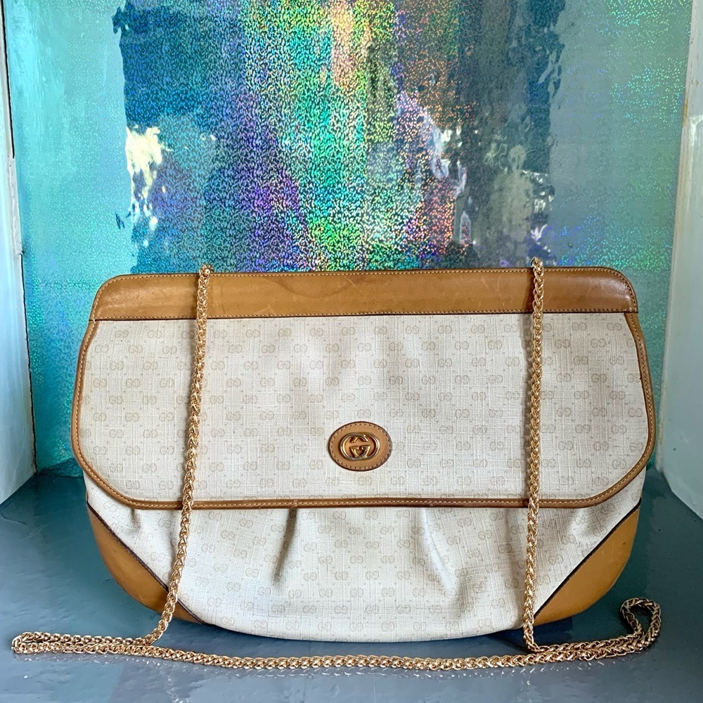 Gucci Vintage Micro Monogram Flap Crossbody